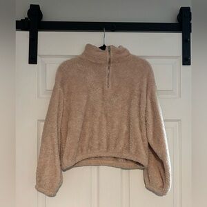 H&M Muted Pink Teddy Sweater